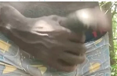 Revealme African Black Cumshot In The Forest - Black African