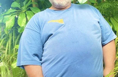 Fat Stepfather Old and Fat but Still Horny with Fat Cucumber