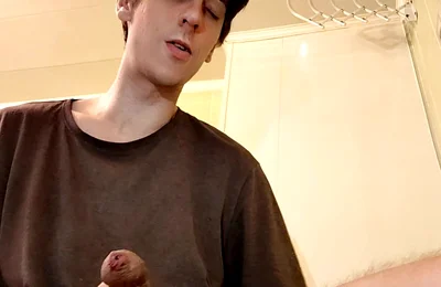 Getting anal orgasm with pink rubber penis