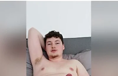 Horny, Vocal Boy Edging His Fat Cock To A Juicy Finish