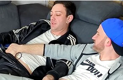 Sniffing Sneaker, Socks And Feet And Cum On Them