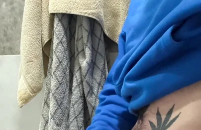 Revaz Masturbates Her Dick and Cums