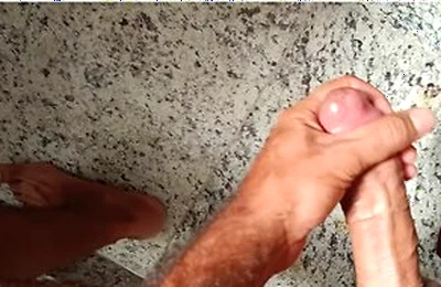 I Went Into The Club Bathroom And Gave A Hot Handjob With My Finger In My Ass, Very Horny