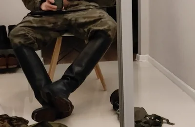 Gay Army Men Fun My Dick in Leather