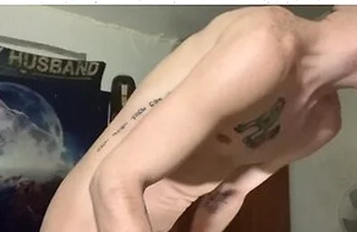 Playing With My Dick When Ramdom Grindr Hook Up Creampies My Hole