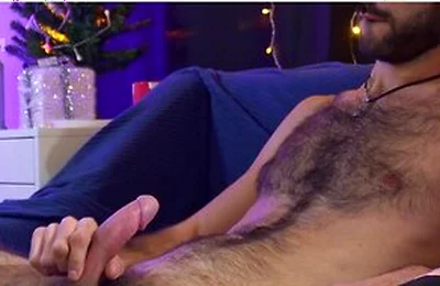 Hairy Chest Guy Edging Cum Explosion