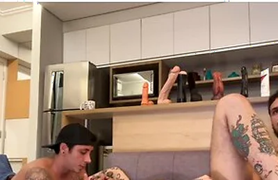 Samuel Hodecker, Igor Lucios & Jordan Neo Live Sex Show