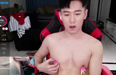 Double-camera, Self-insertion, Nipple Clips, Ejaculation
