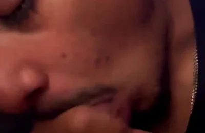 Slow Sucking and Swallowing a Huge Load in Our Hotel Room.