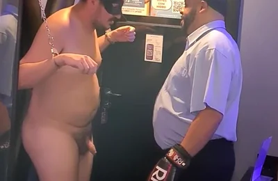 Cuffed and Tested - Bear Cop Gutpunch Session