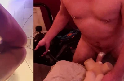 Fucking My Toy with Two Angles at the Same Time!