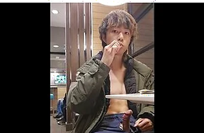 College Student 18+ Masturbating At Mcdonalds And Cum A Lot