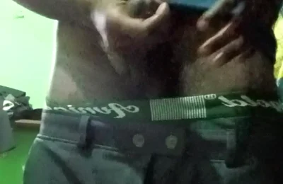 Masturbating Big Cock and Very Hard