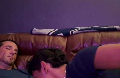 Latino Sucking Guero's Dick