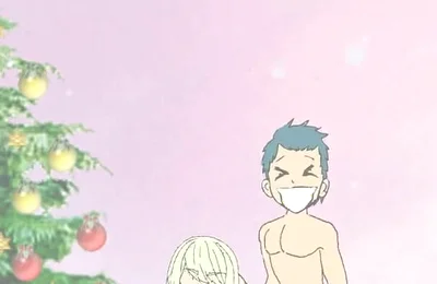 Manga, Her Young Roommate, as an Elf, Pounds Her Mercilessly Under the Tree!