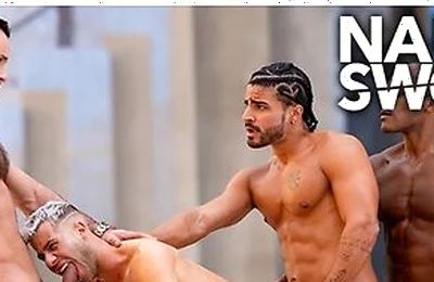 Bbc Rhyheim Shabazz Barebacks Allen King Asshole In Wild Foursome