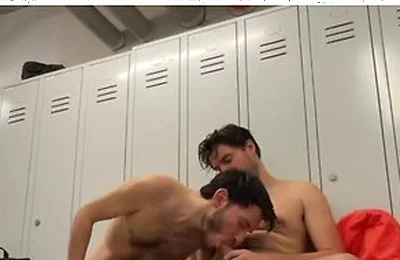 Fucking My Gay Friend In The Lockerroom