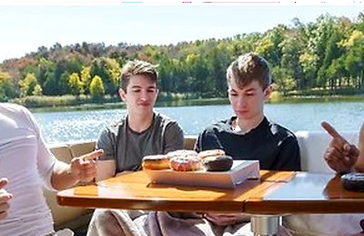 Stepdads Jax Thirio & Dalton Riley Take Turns Pounding Their Twink Stepsons On A Boat