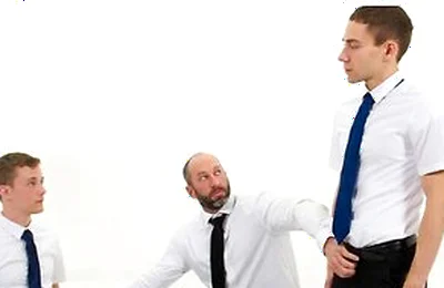 Kinky Priest Tests Aaron Allens Self Control By Sucking Hard Cock In Front Of Him