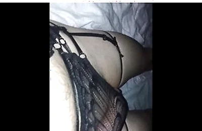 Crossdresser Trying Sexy Lingerie Set And Cum Hard While Watching Porn