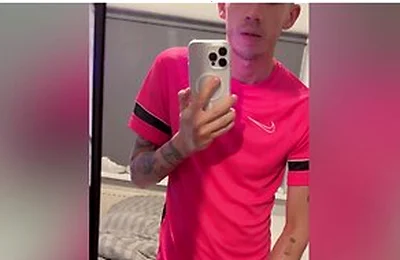 Playing With My Big Dick And Cumming All Over My Mirror