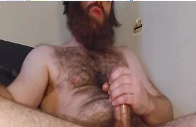 Lubing Up My Thick Cock