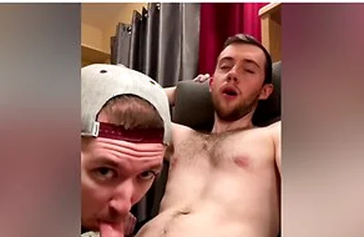 Swallowing Mates Huge Cum