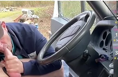 Rest Area Tease Hot Guy Gets Bold