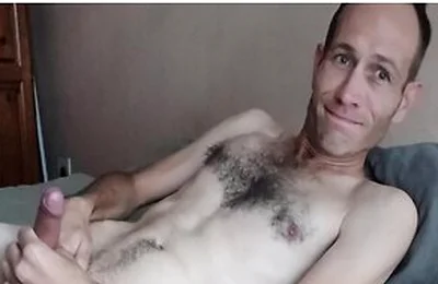 Making Himself Happy With A Solo Jerking Session