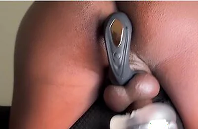 Chocolate Anal Solo & Cumshot