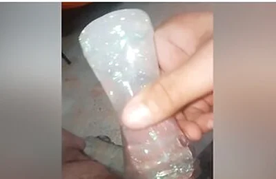 A Delicious Handjob With A Condom, And Using Slime For Greater Pleasure