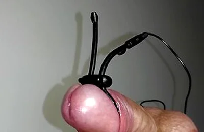 Hard Cock Stimulated To Orgasm Estim