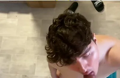 Swallowing Huge Load From Big Uncut Cock