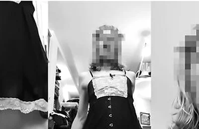 Sissy Slut Femboy Compilation - Censored B&w Version