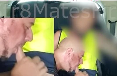 Str8 Aussie Tradie Gets First Time Gay Blow Job - Subtitled