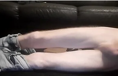 Delicious Moaning Handjob Until Intense Cumming On My New Floor Carpet