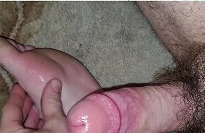 Rubbing My Cock On My Feet Until I Cum