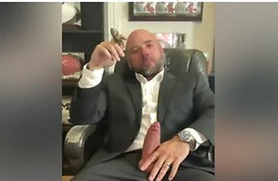 Jason Collins Cigar Smoking With A Raging Hard-on