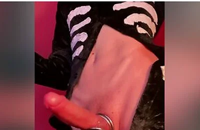 Twink Tries To Milk His Needy Bone (gone Spooky)