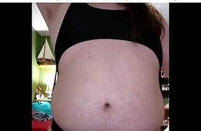 Fat Guy Wearing Bodysuit Strips And
