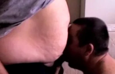 The Fat Man Gives Me Cock, Cum And Slaps For Whore