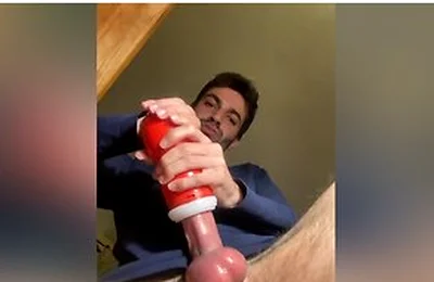 First Time Breaking In My Fleshlight: Gay Gooner Face Melts In Edgy Strokes 5:50
