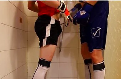 Shower In Soccer With My Bf