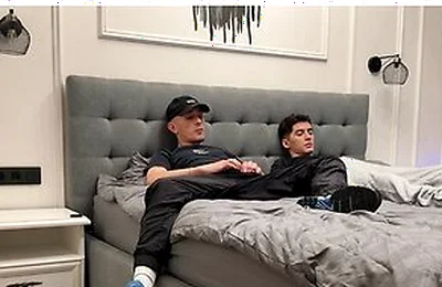 Two Friends Jerk Off Together