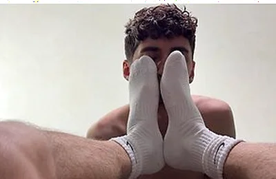 Pov: Friend Sniffs Socks And Gets Cum On Face