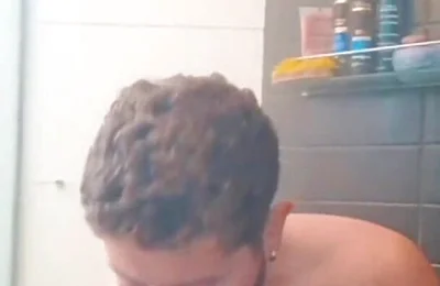 I Showed Myself off in the Public Restroom and Managed to Milk a Horny Delivery Guy on the Sly.
