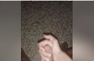 Solo Male Ruined His Roommate By Throwing Massive Cumshot On The Floor By His Long Curved Dick