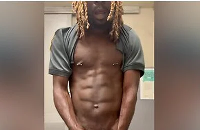 Stroking This Big Dick In The Bathroom On Luch Break (big Cumshot)