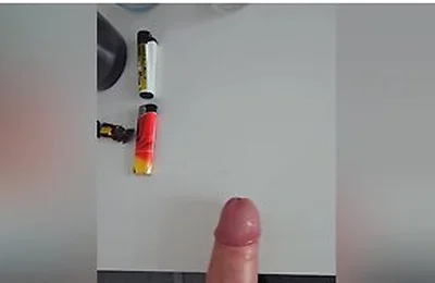 Want A Cocktail? I Put A Drink Stirrer And Urethral Vibrator Down My Cock Hole