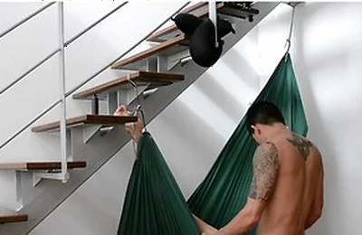 Horny Young Couples Quickie On A Hammock (dual Angle)